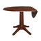 International Concepts Round 42 in Round Dual Drop Leaf Pedestal Table, 30.3 inH, Espresso, 42 W, 42 L, 30.3 in H, Wood K581-42DPT-27B - alternate 5